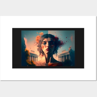 Greek woman Artistic Wallpaper Posters and Art